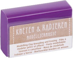 Modelliermasse Kneten&Radieren violett